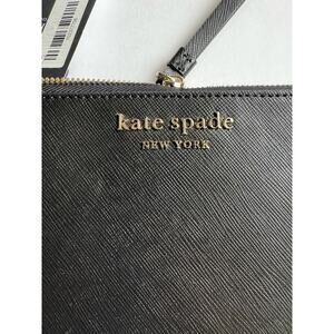 NWT Kate Spade Black Zip Up Wallet/ Wristlet in Black